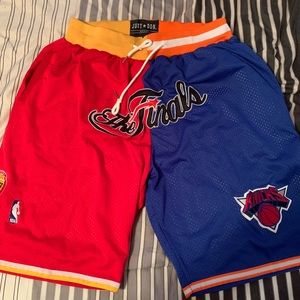 Just Don Hardwood Classics BBall shorts